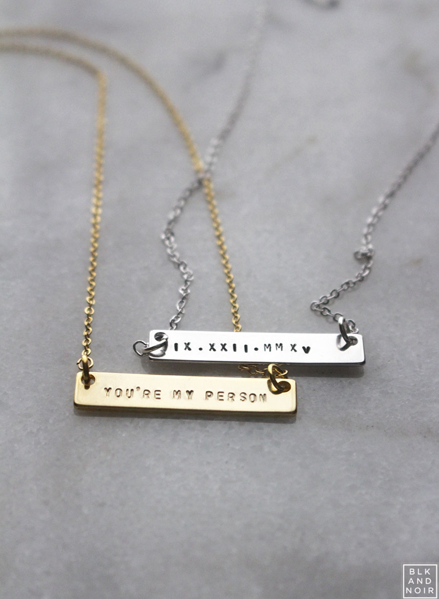 YOU'RE MY PERSON NAME PLATE NECKLACE